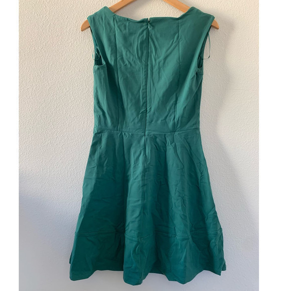 CYNTHIA ROWLEY V-Neck Zipped Up Back Dress - Picture 2 of 4